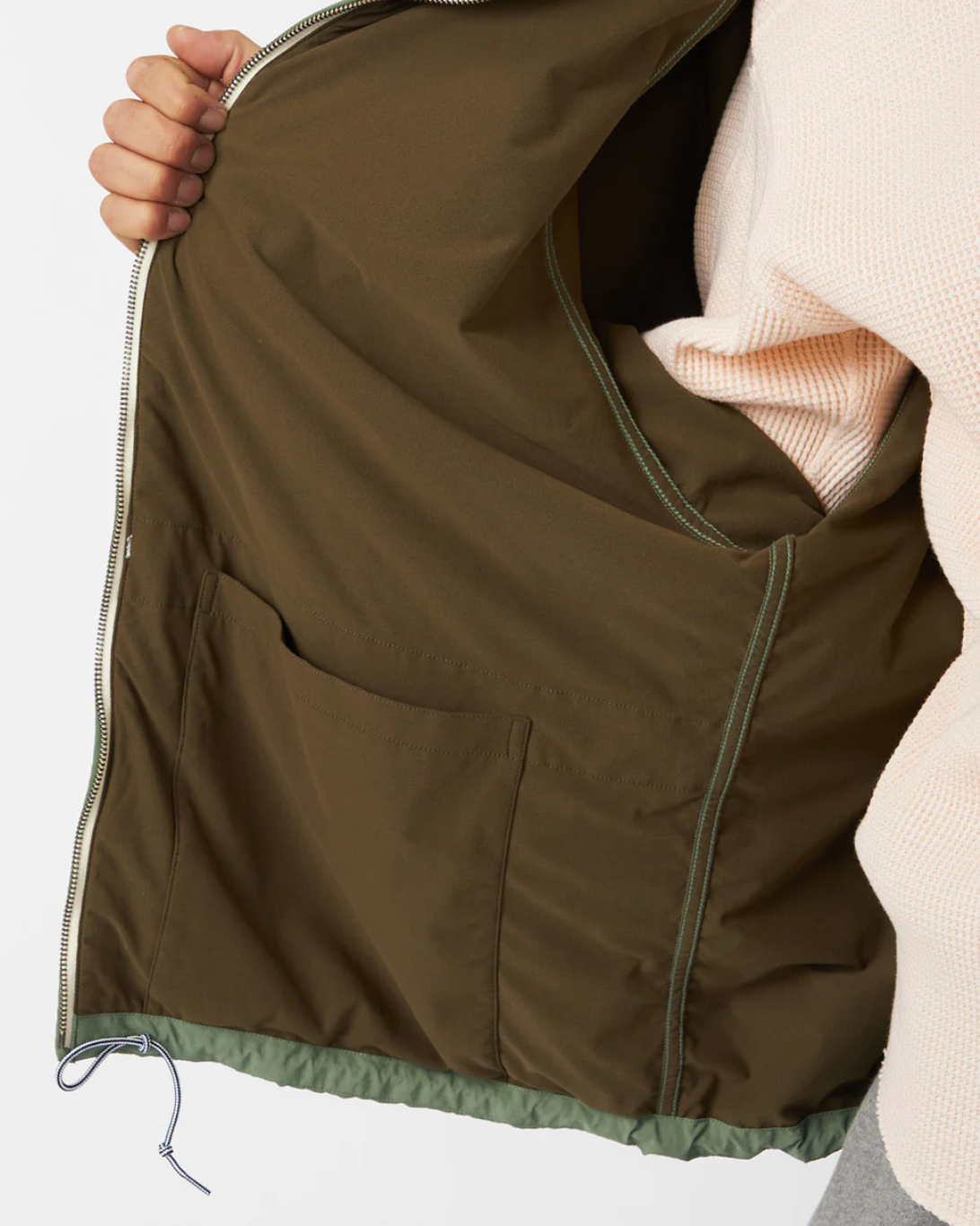Hooded Jacket | Fade Green