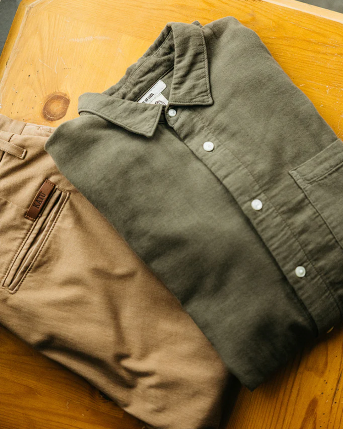 The Ripper Double Gauze Shirt | Military Green