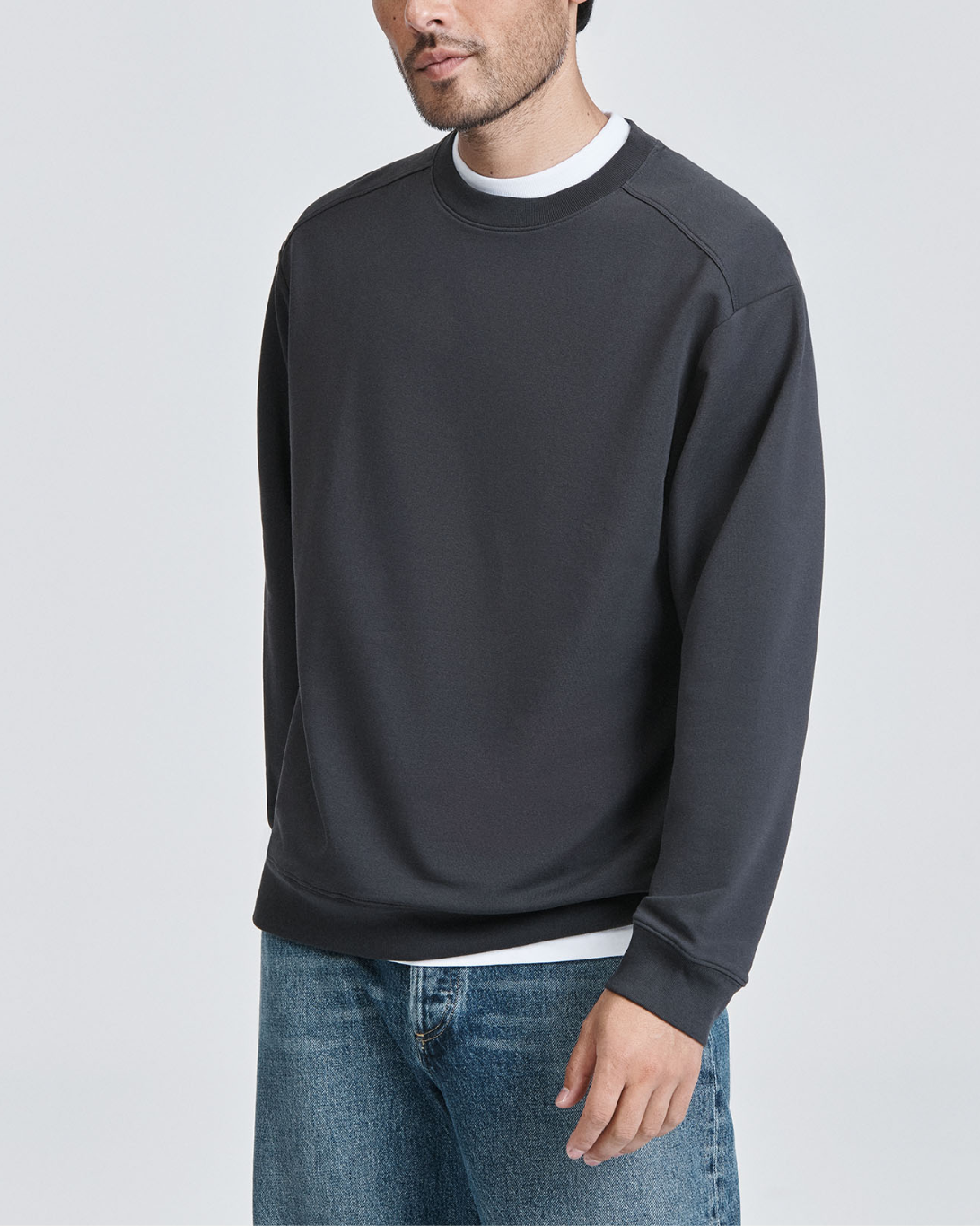 Relaxed Flex Sweatshirt | Carbon Black