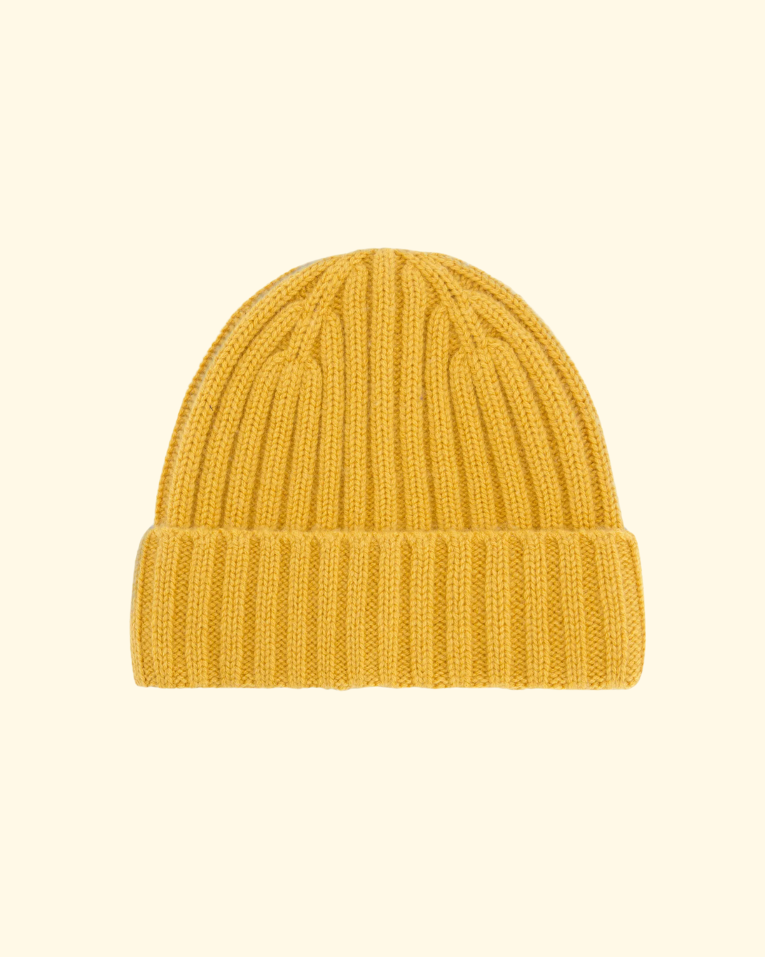 Cashmere Beanie | Gold