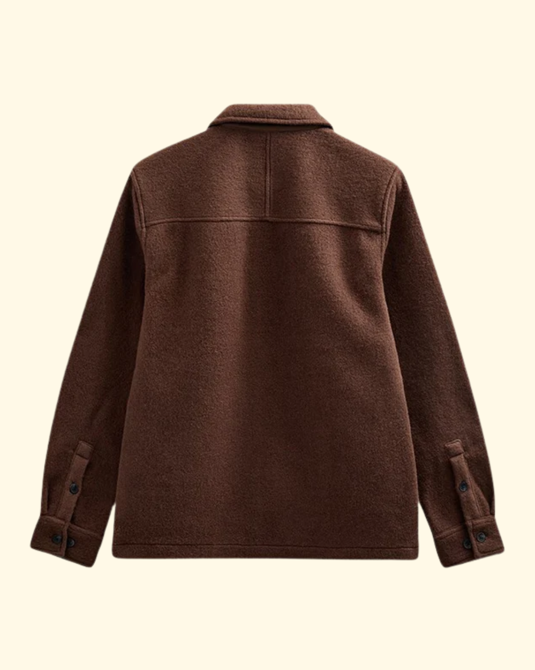 Akoscar Boiled Wool Overshirt | Carafe