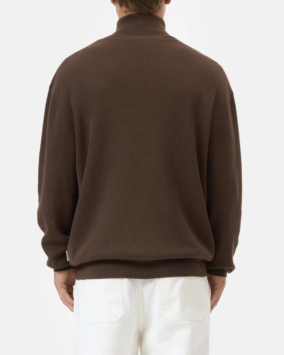 Half Zip Jumper | Espresso Brown