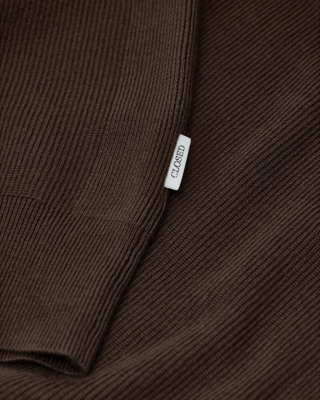 Half Zip Jumper | Espresso Brown
