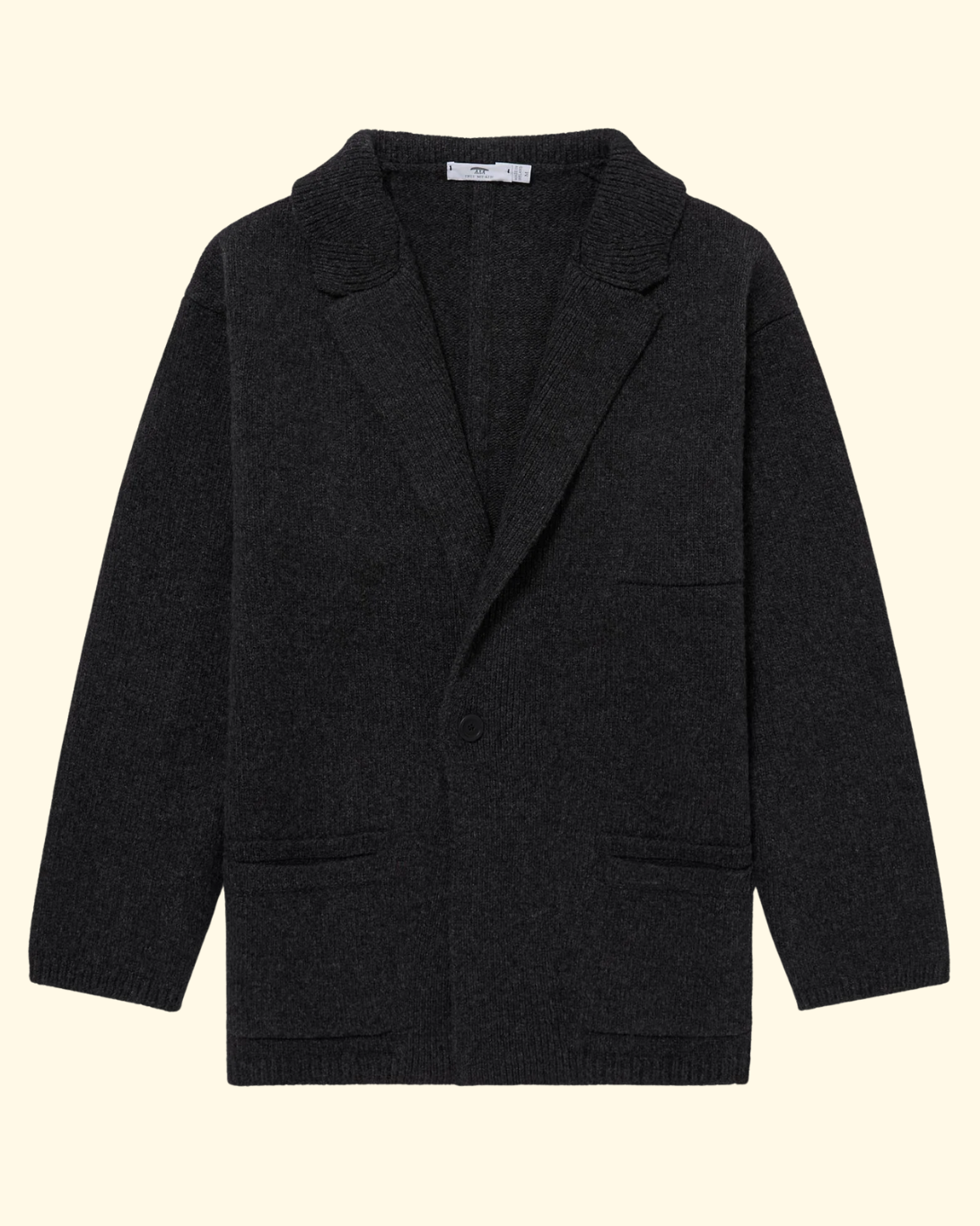 Cashmere Relaxed Jacket | Black