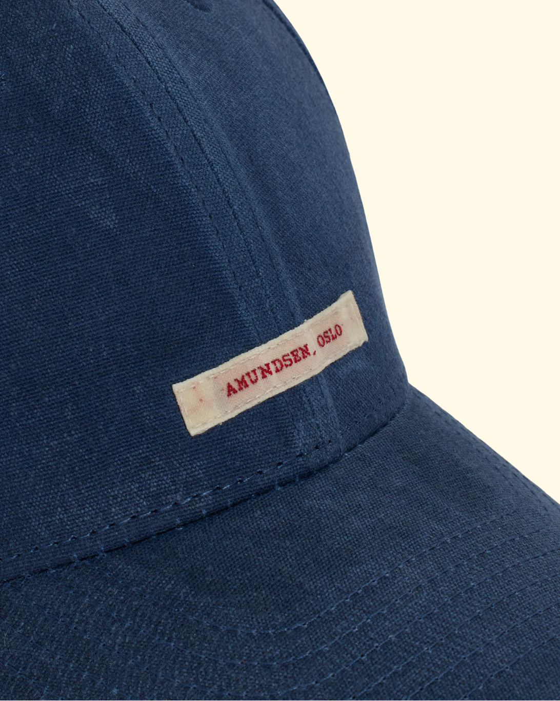 Waxed Cotton Cap | Faded Navy