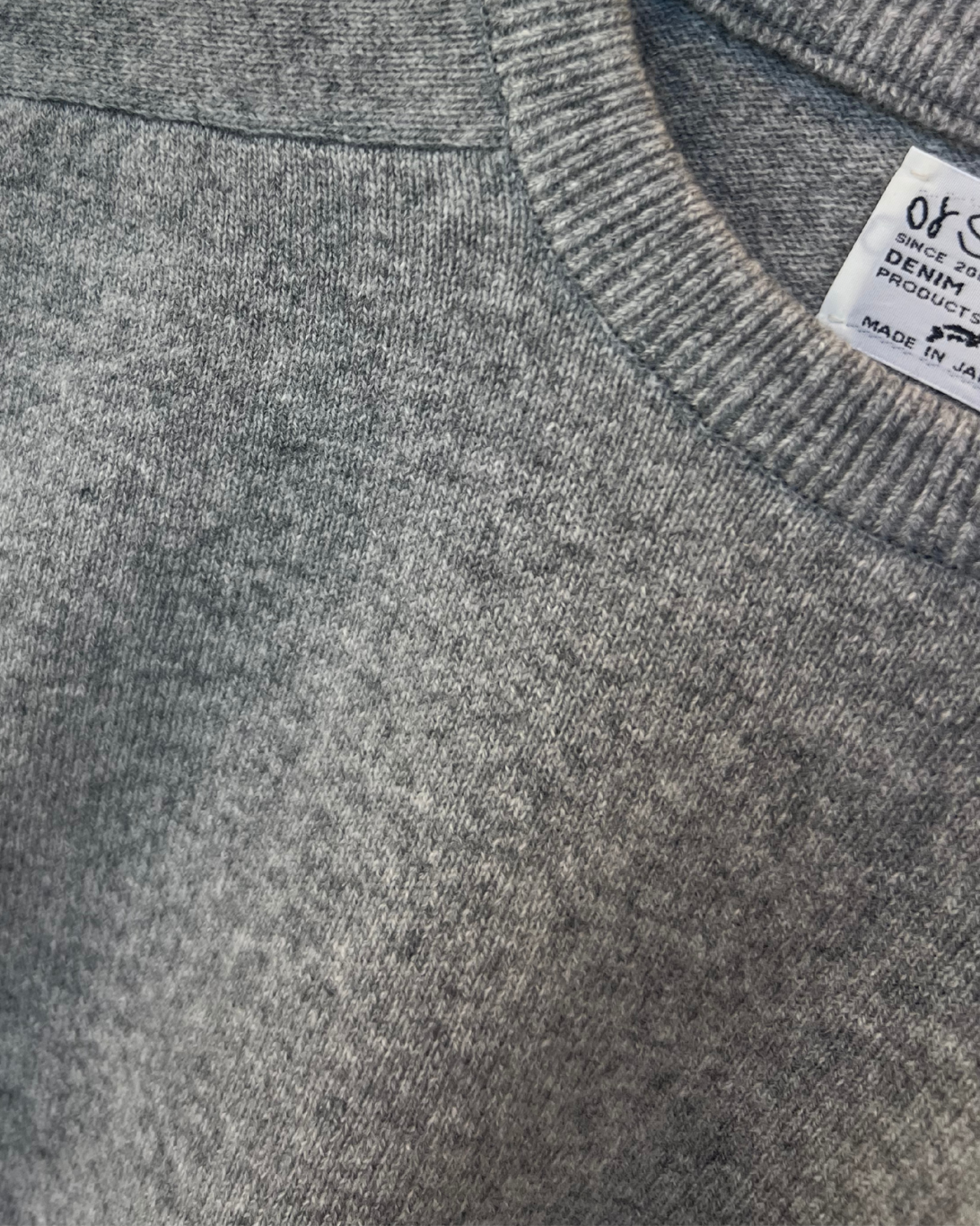Crewneck Wool Sweater | Light Gray