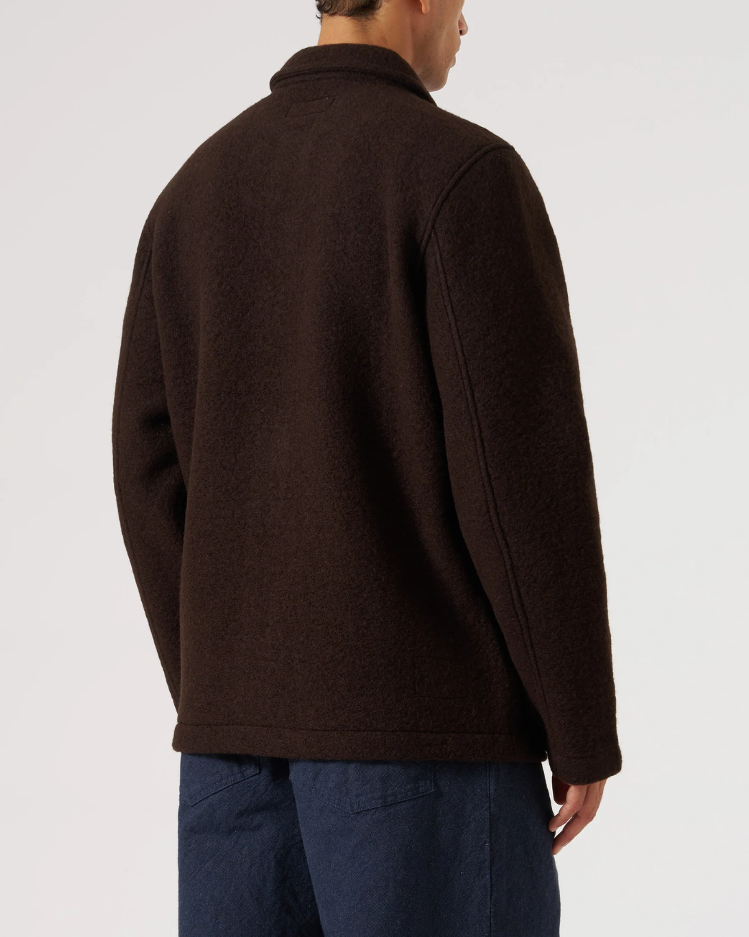 Wool Fleece Uniform Jacket | Brown