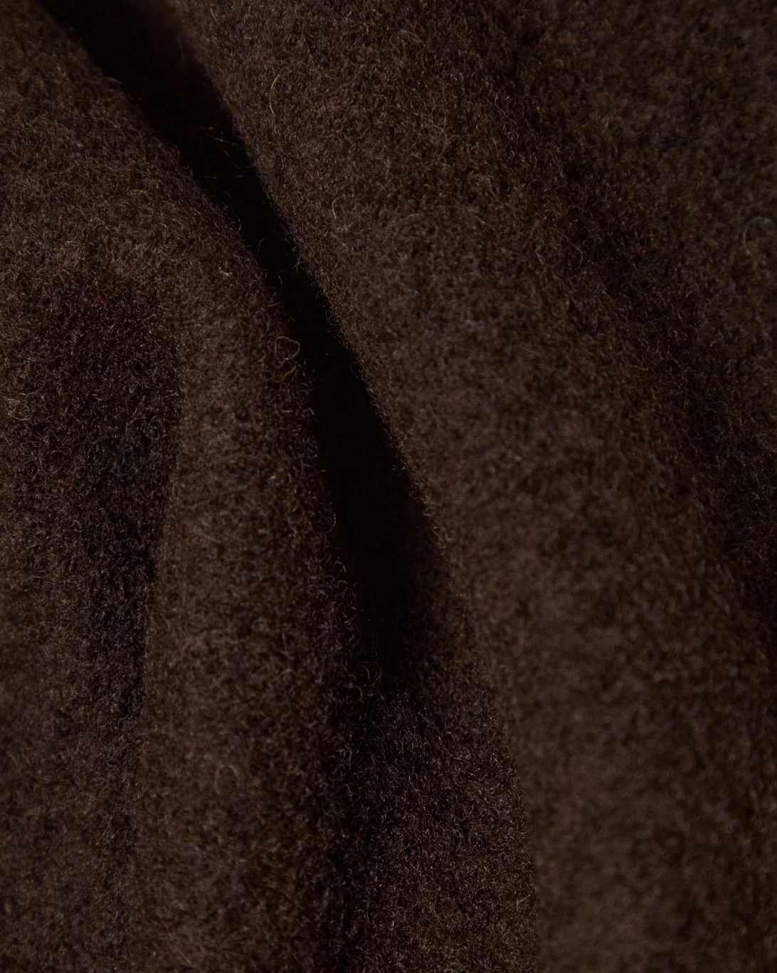 Wool Fleece Uniform Jacket | Brown