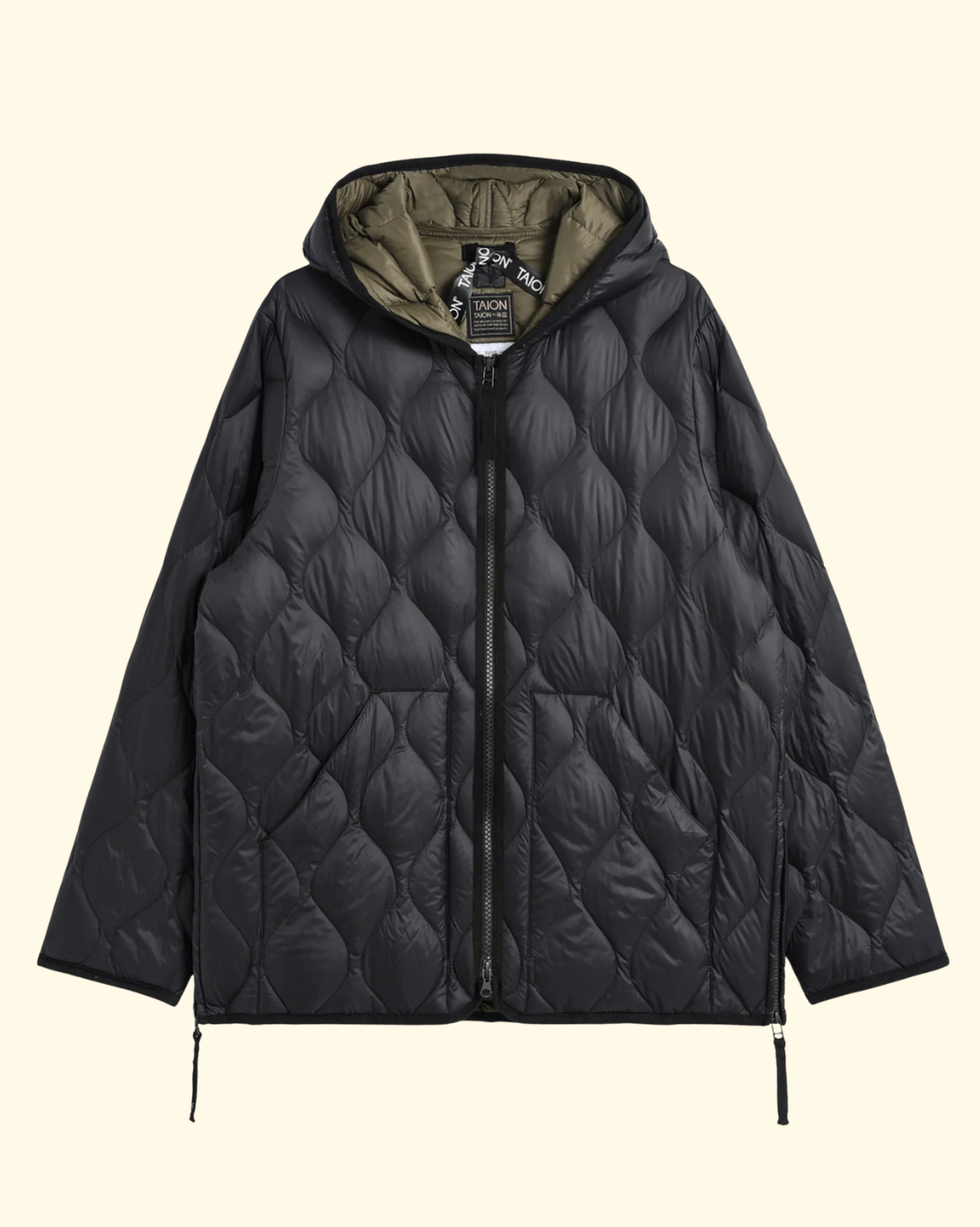 Military Hood Zip Down Soft Shell | Black