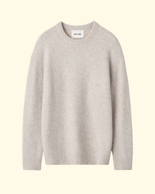 Boucle Crewneck | Sand