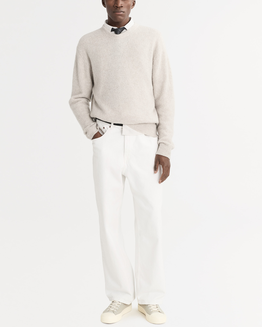 Boucle Crewneck | Sand