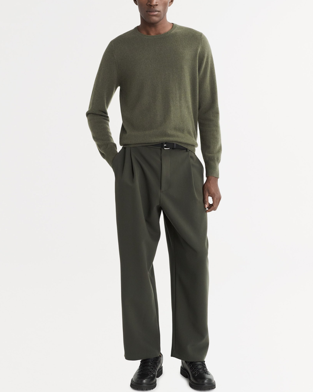 Men's Classic Crewneck | Olive