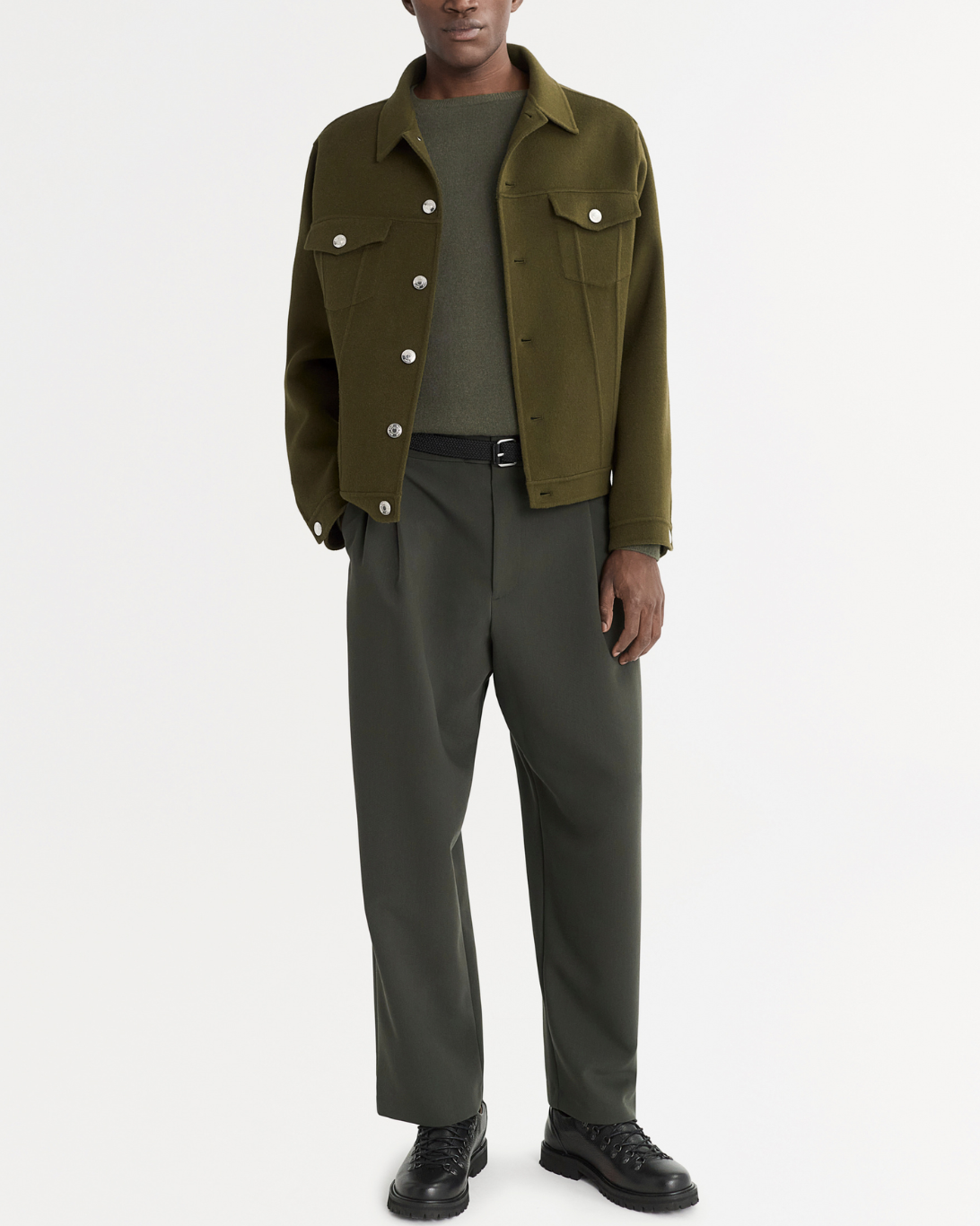 Men's Classic Crewneck | Olive