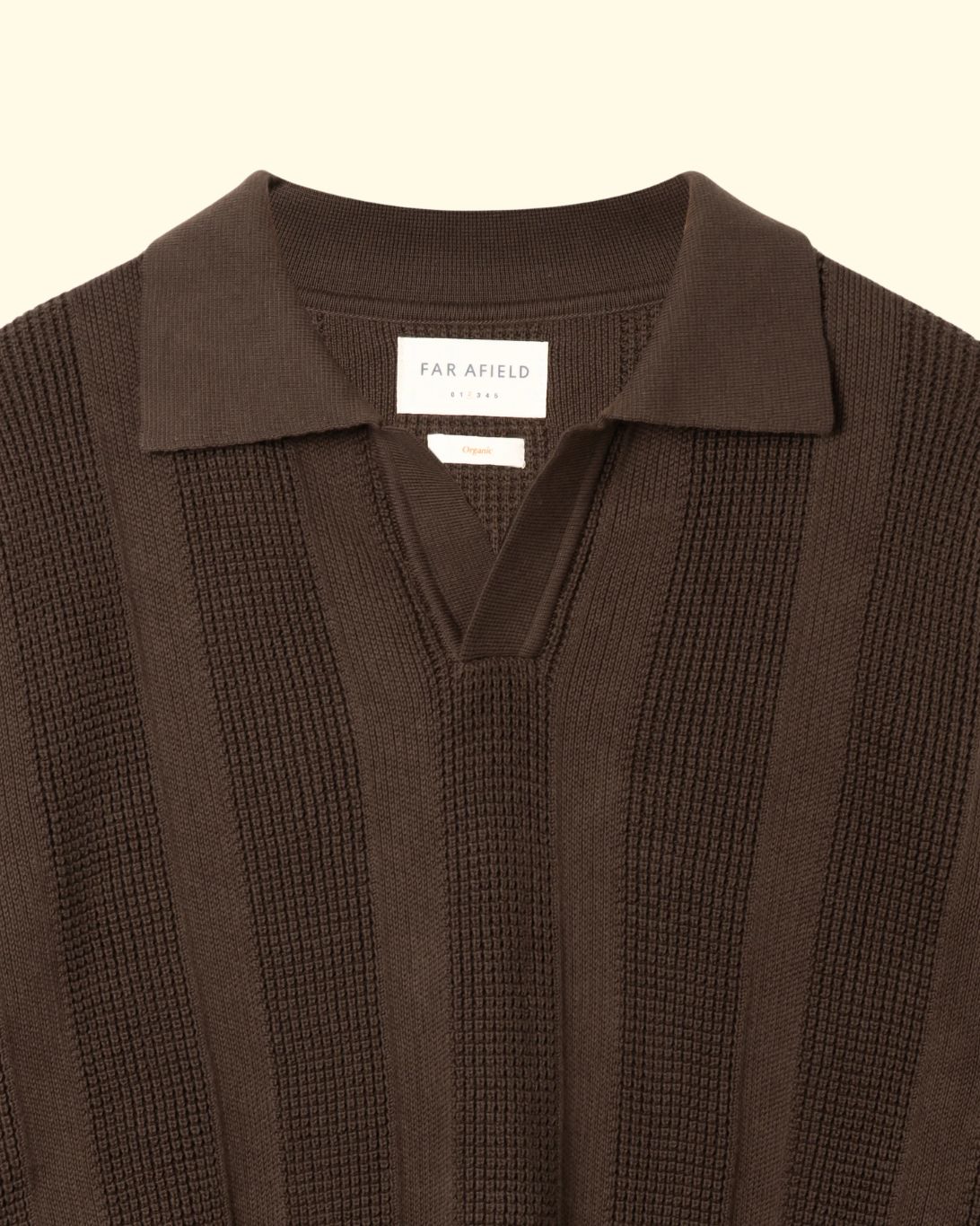 Clifford Knitted Polo | Brown