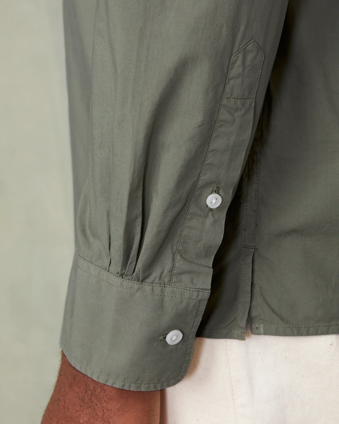 Soft Collar Shirt | Olive