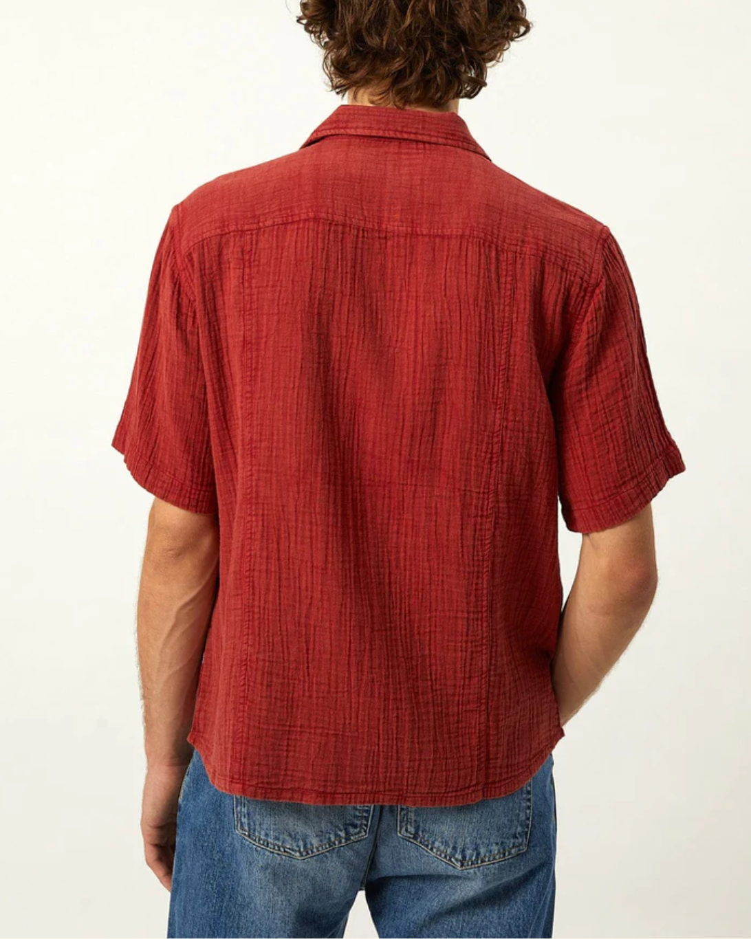 Double Cloth Shirt | Red