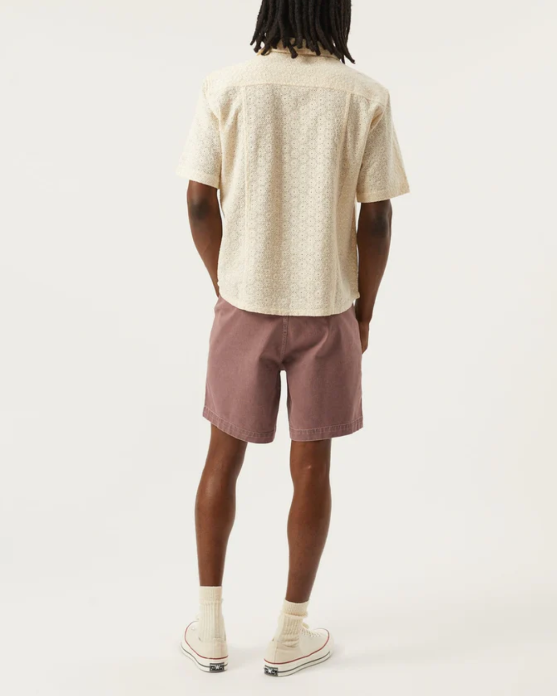 Floral Eyelet Shirt | Natural