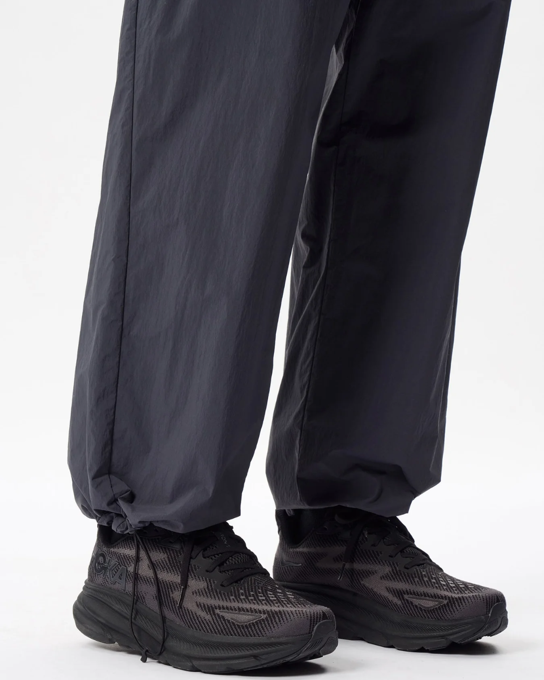 Advanced Wide Easy Pant | Ebony Gray