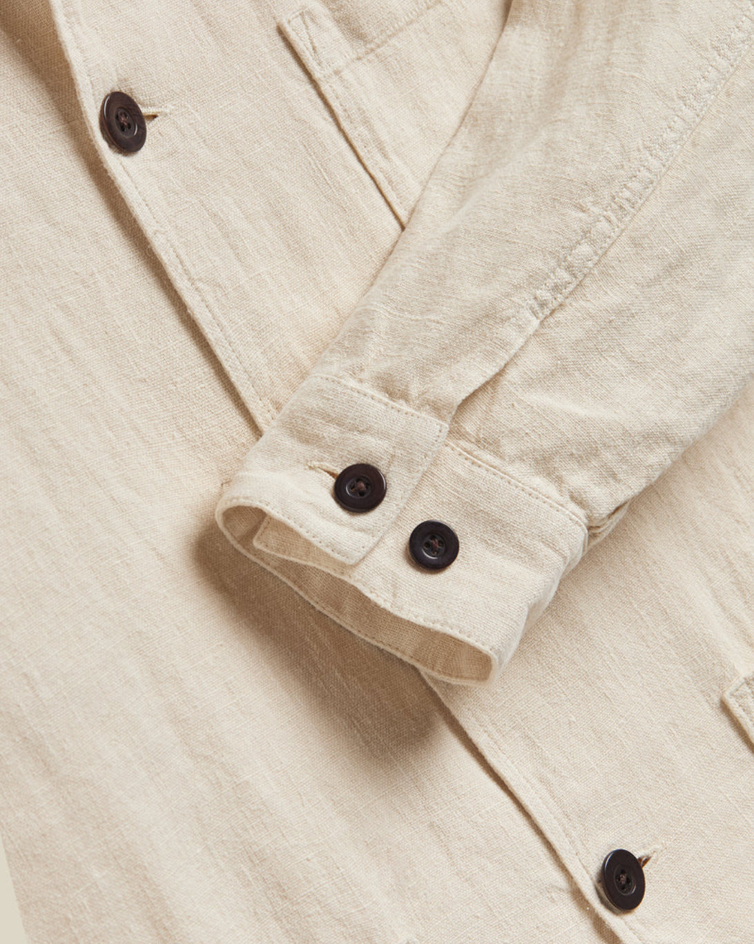 Labura Linen Jacket | Ecru