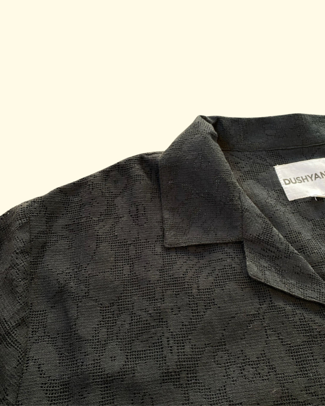 Don Lace Shirt | Black