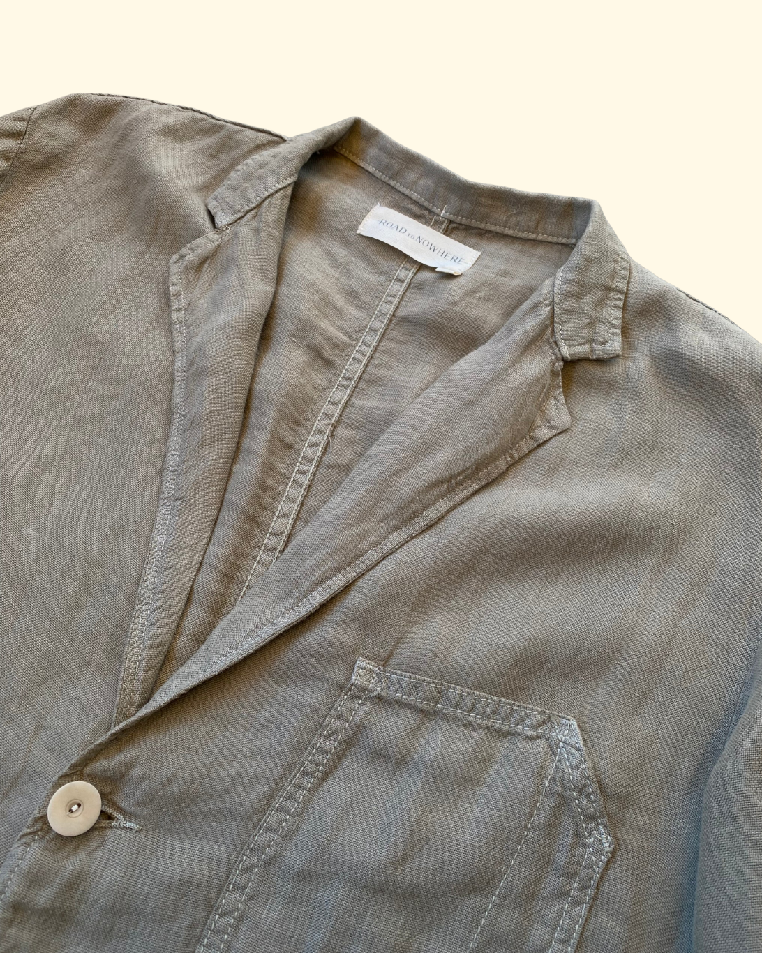 Biarritz Linen Blazer | Army