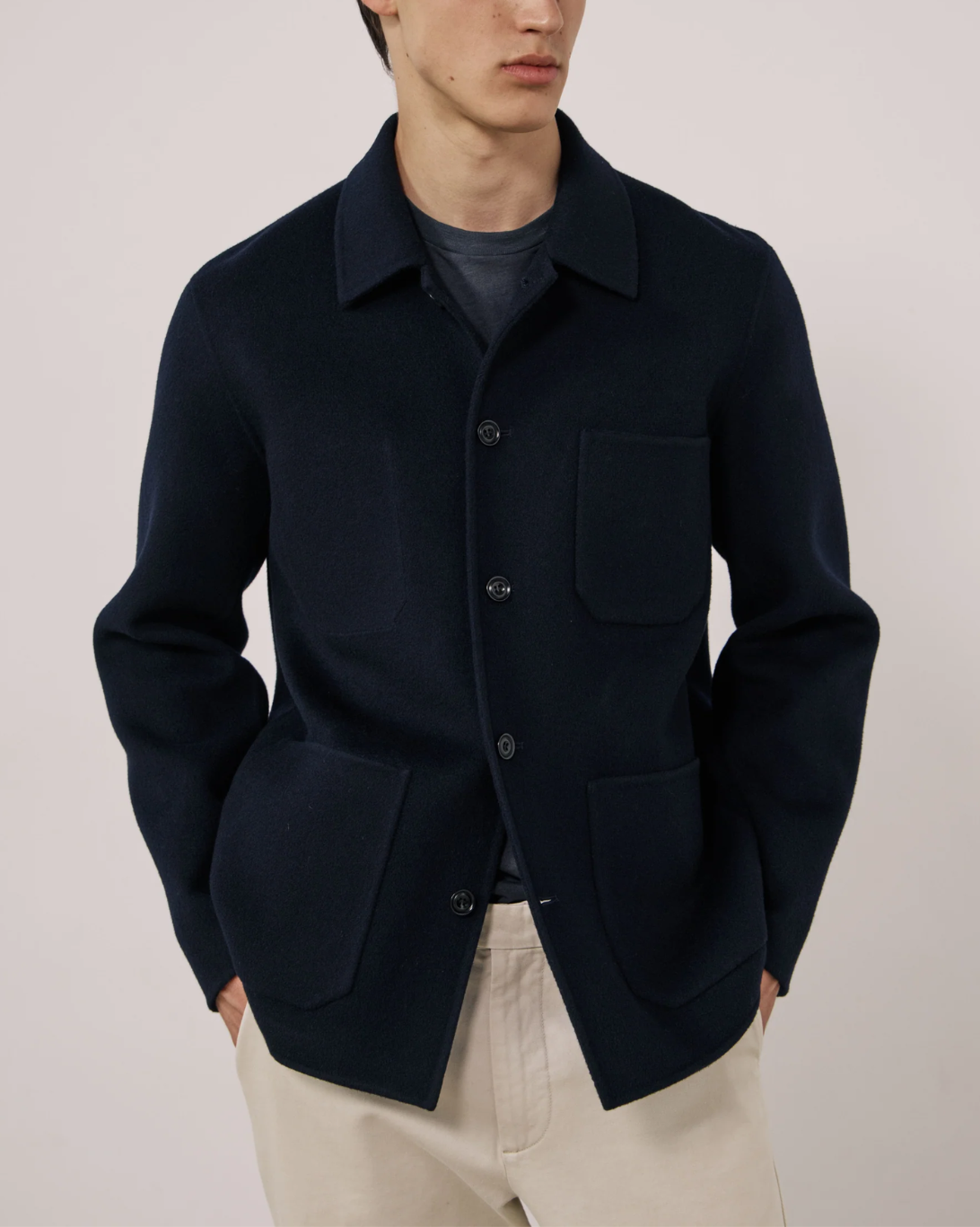 Jay Wool Jacket | Navy
