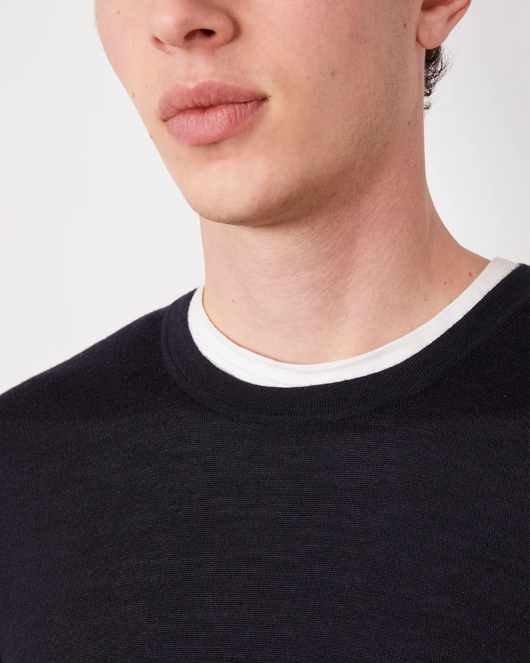 Liev L/S Tee | Navy Ink