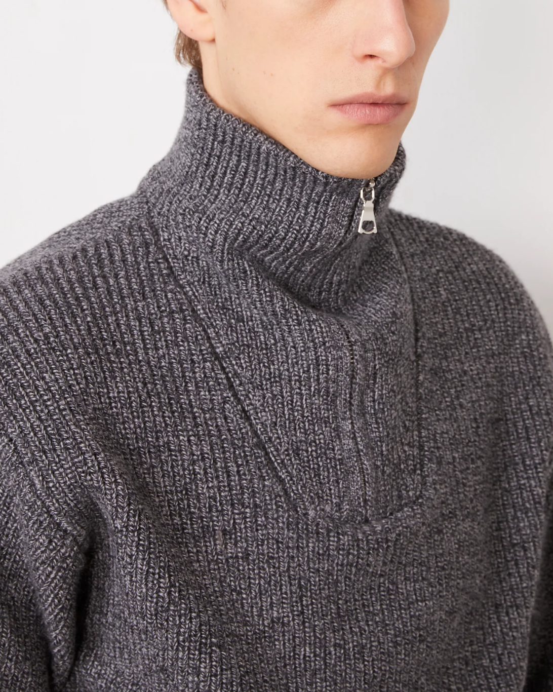 Tarek Sweater | Marl Grey