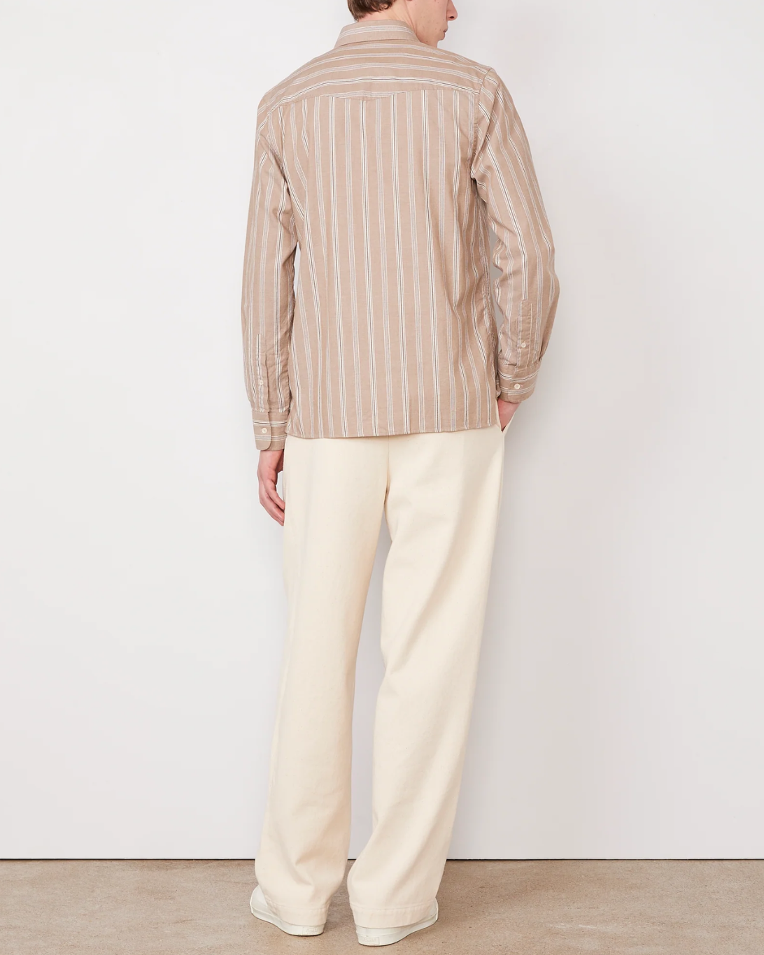 Alex Mini Stripe | Cream/Ginger/Brown