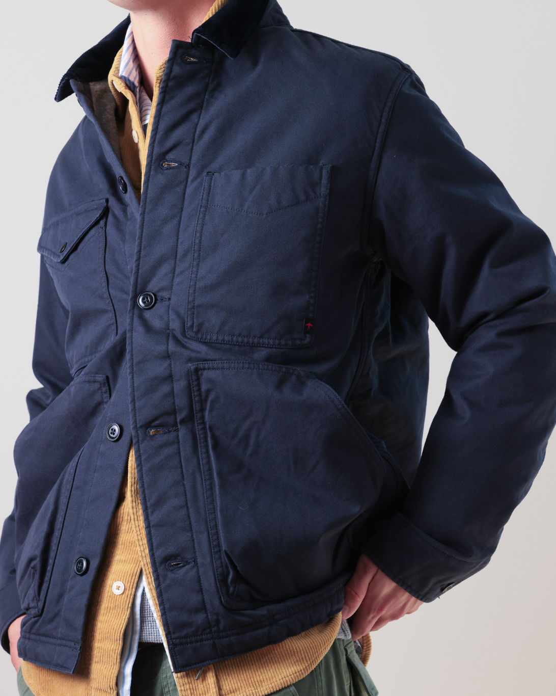 Pile-Lined Chore Coat | Dk Navy