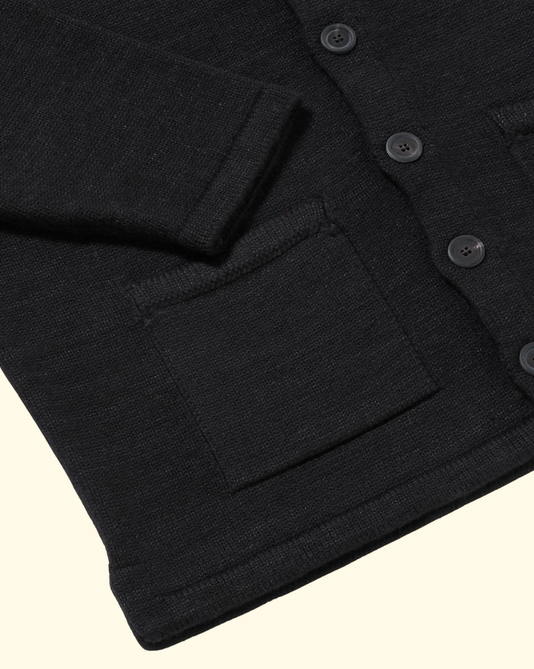 Textured Pub Jacket | Black Marl