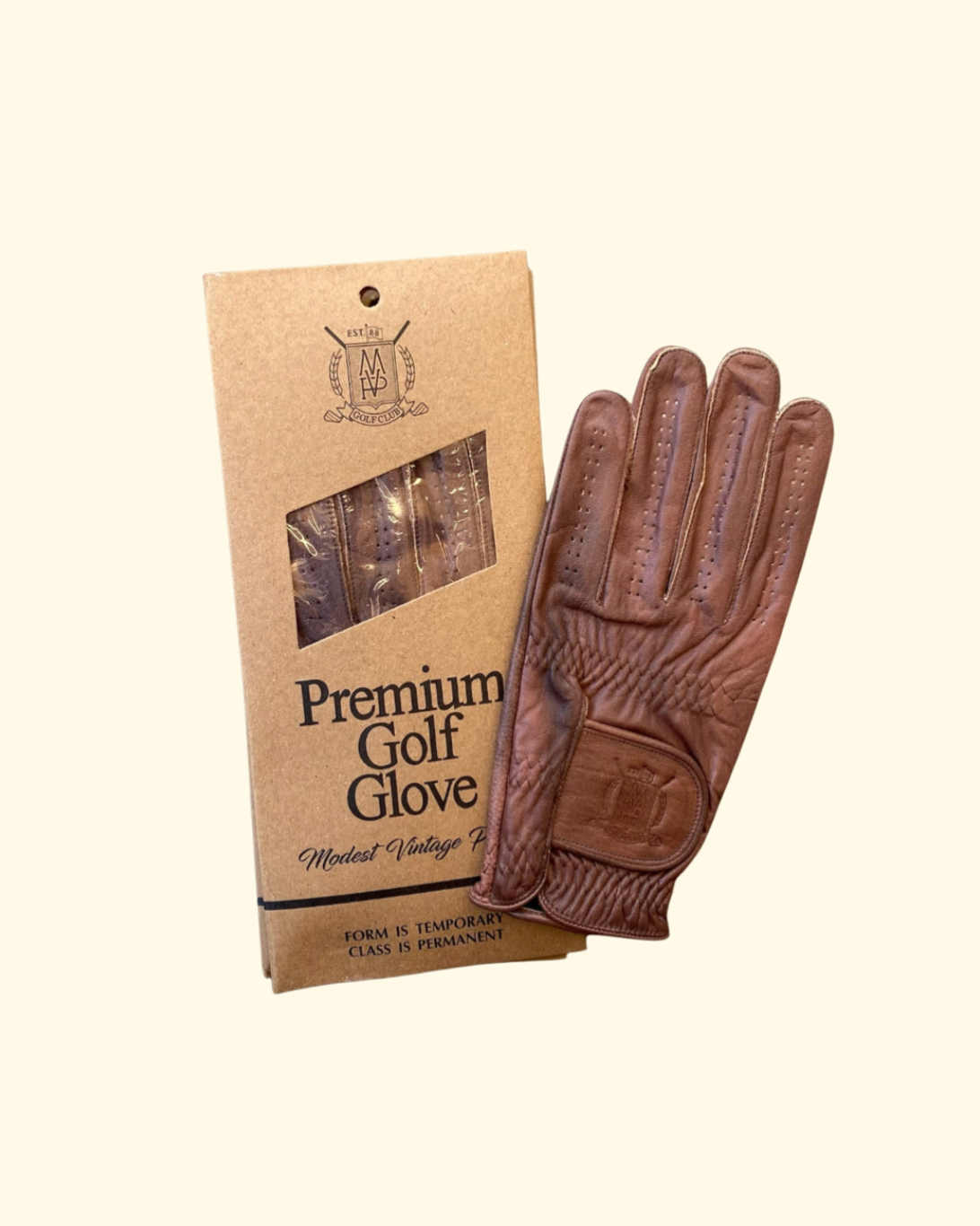 Leather Golf Gloves LEFT | Dark Brown (3 pack)