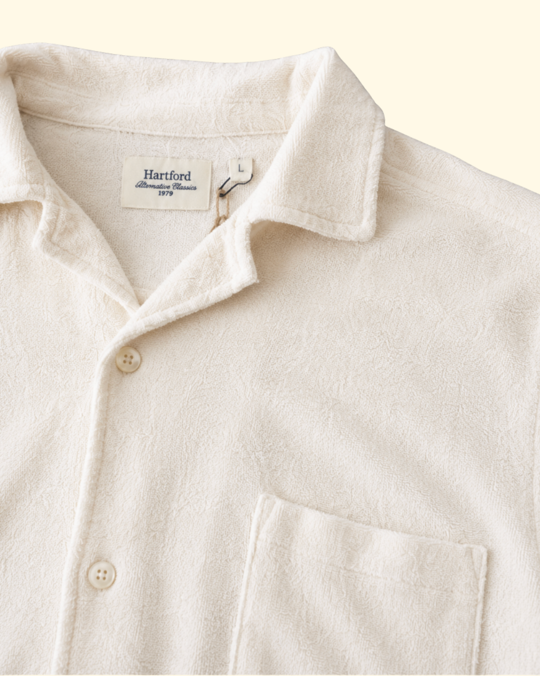 Bouclette Polo Shirt | Off White