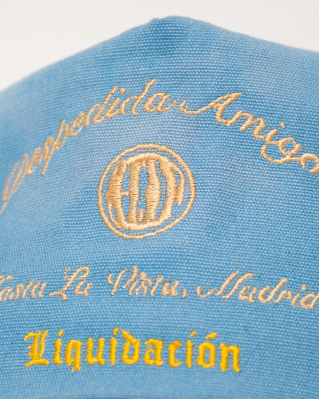 Hasta La Vista Baseball Cap | Canvas Blue