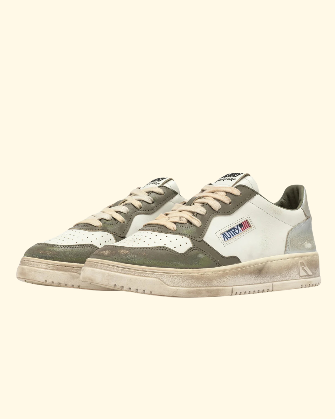 Medalist Vintage Super Low | White/Green/Silver