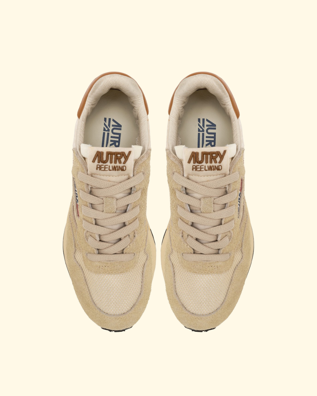 Reelwind Low | Ecru & Cathspy Suede
