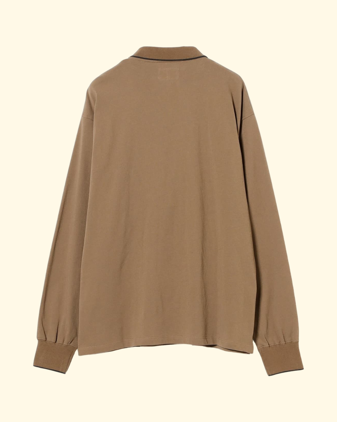 Werner Longsleeve Polo | Taupe