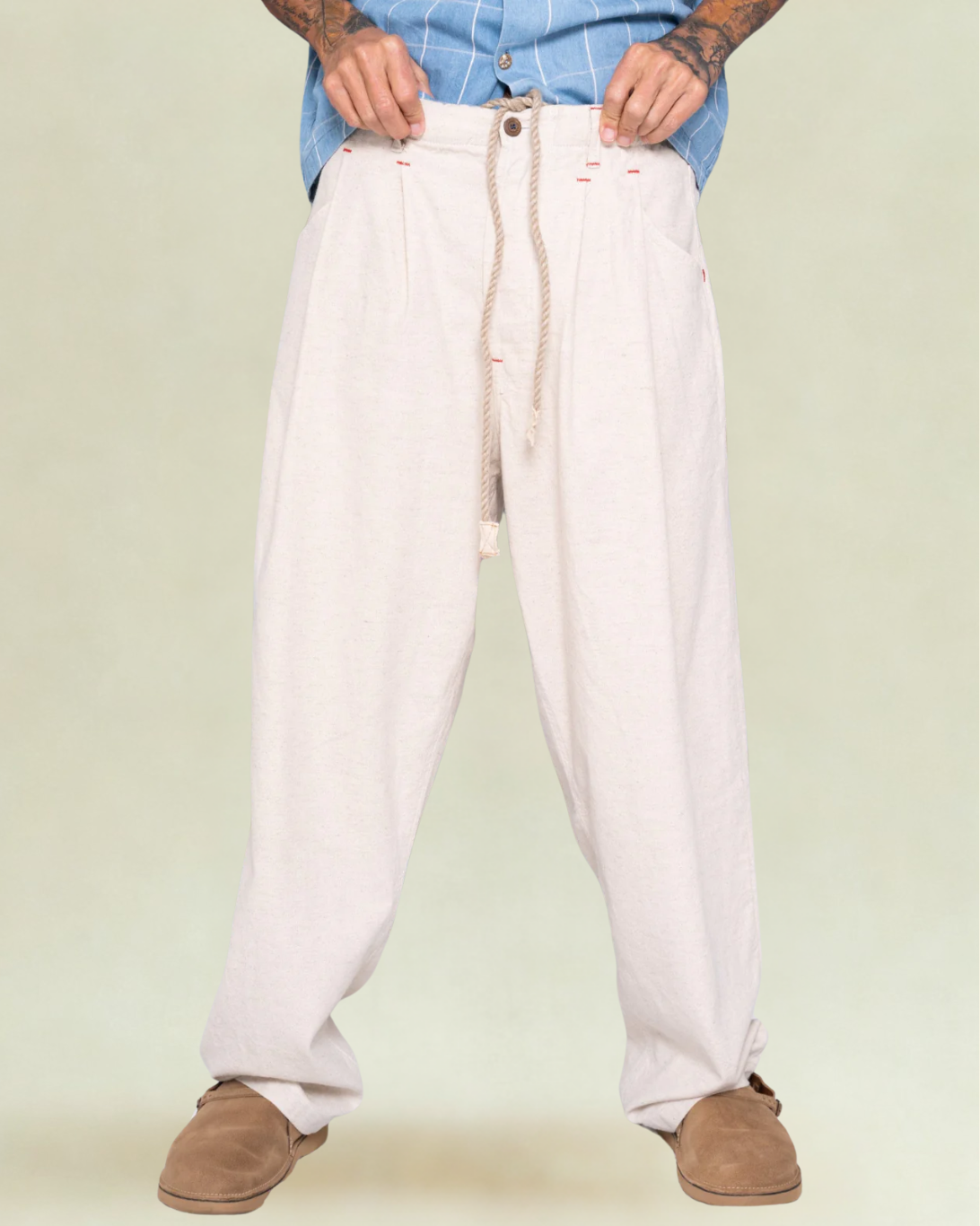 P40 Z Boys Japan Cotton/Linen | Sunfaded Stone