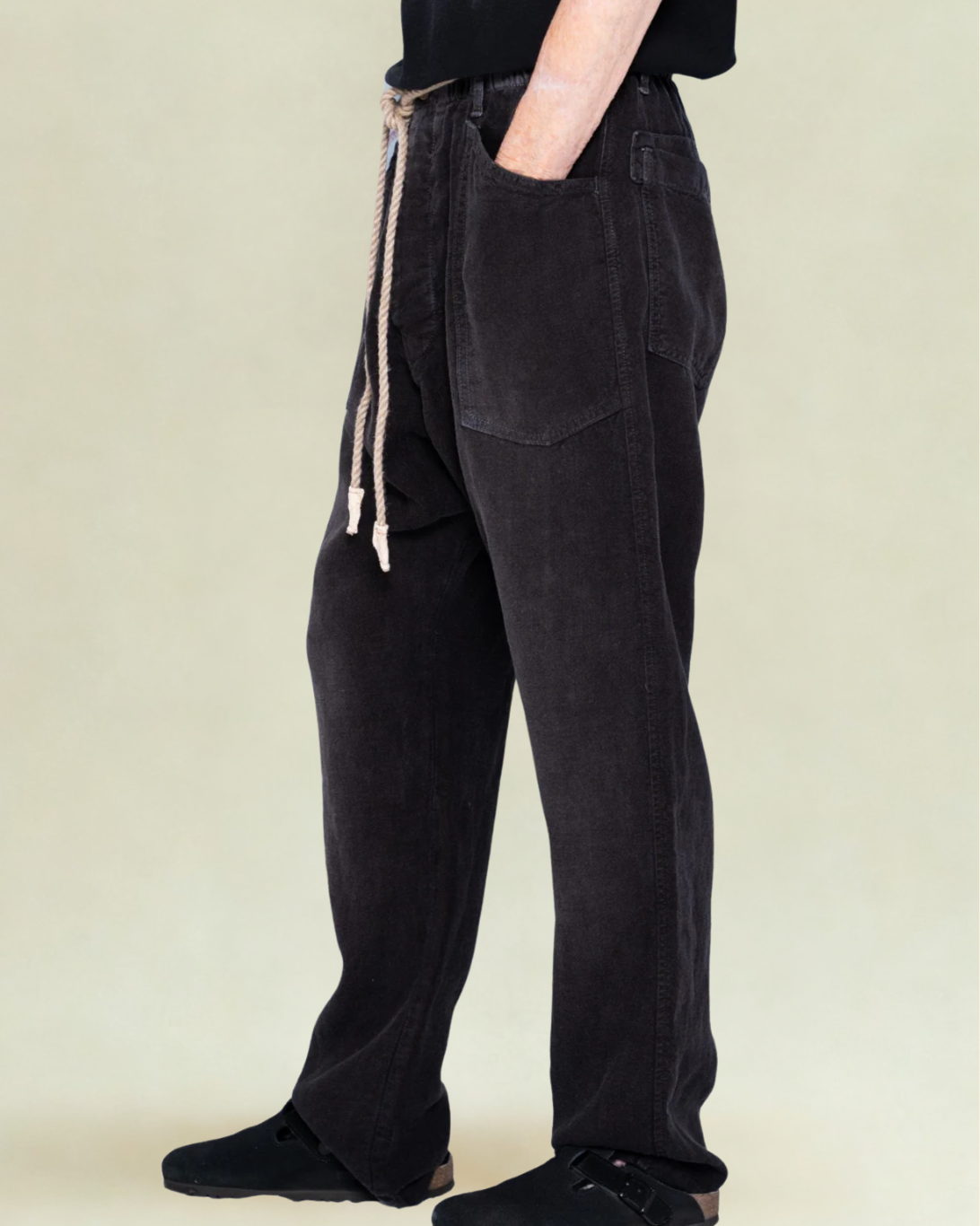 P38 Japan 8oz Linen | Sunfaded Smoke Black