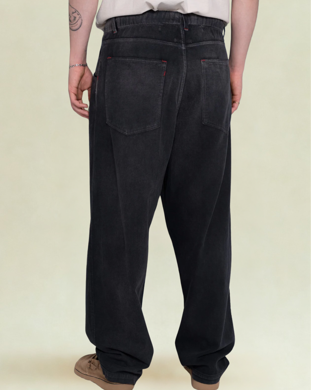 P40 Z Boys Japan Cotton/Linen | Sunfaded Smoke Black