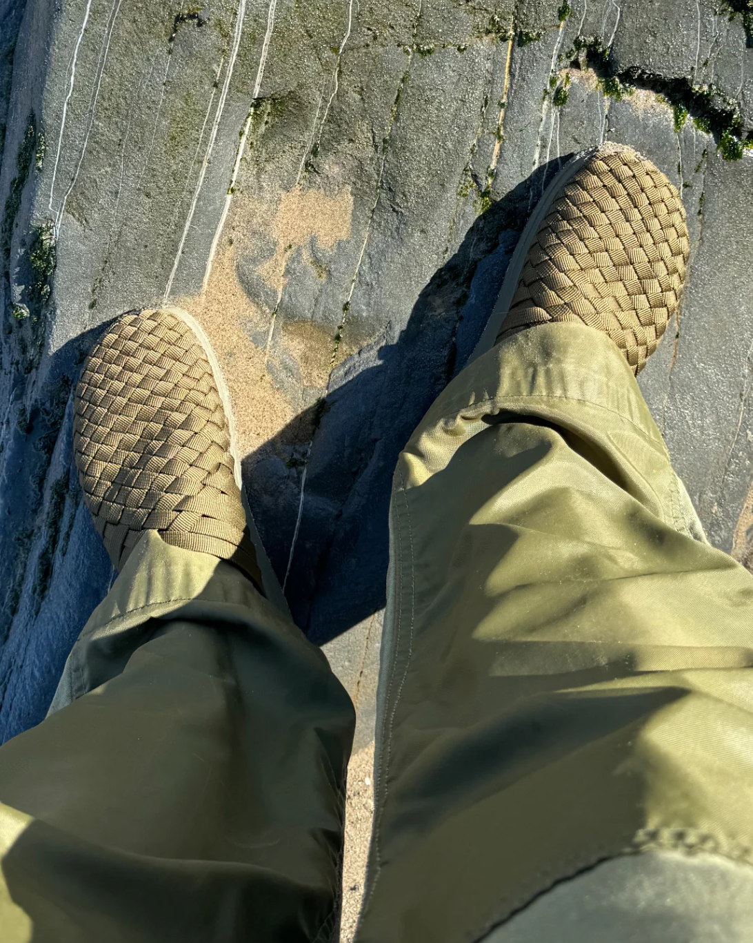 Colony Classic Nylon/Suede Sandal | Olive