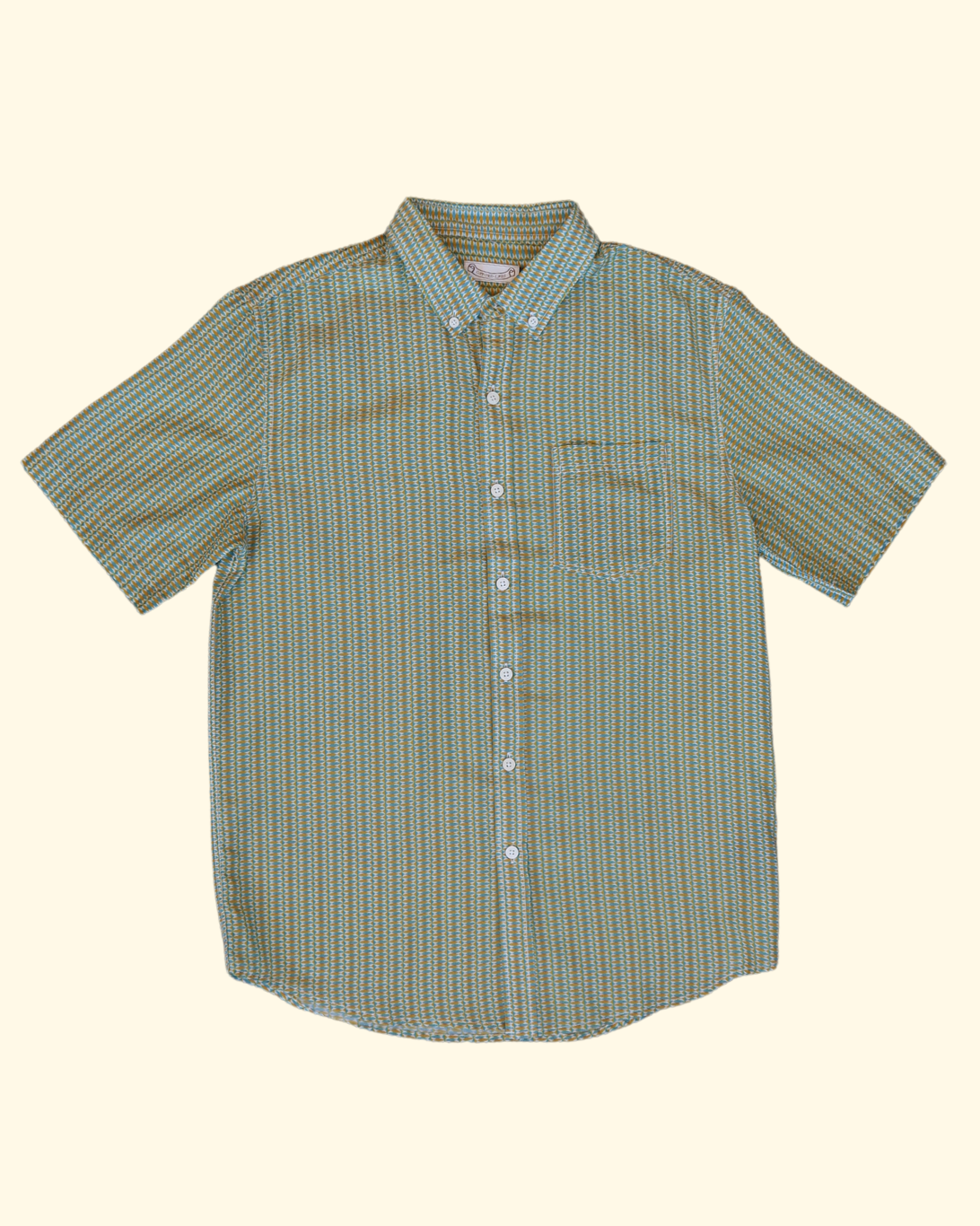 S/S Cotton Silk Shirt | Caterpillar