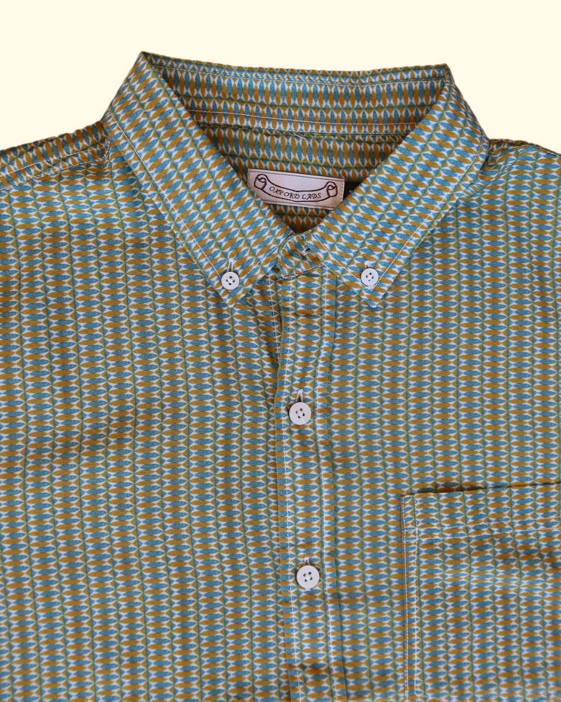 S/S Cotton Silk Shirt | Caterpillar