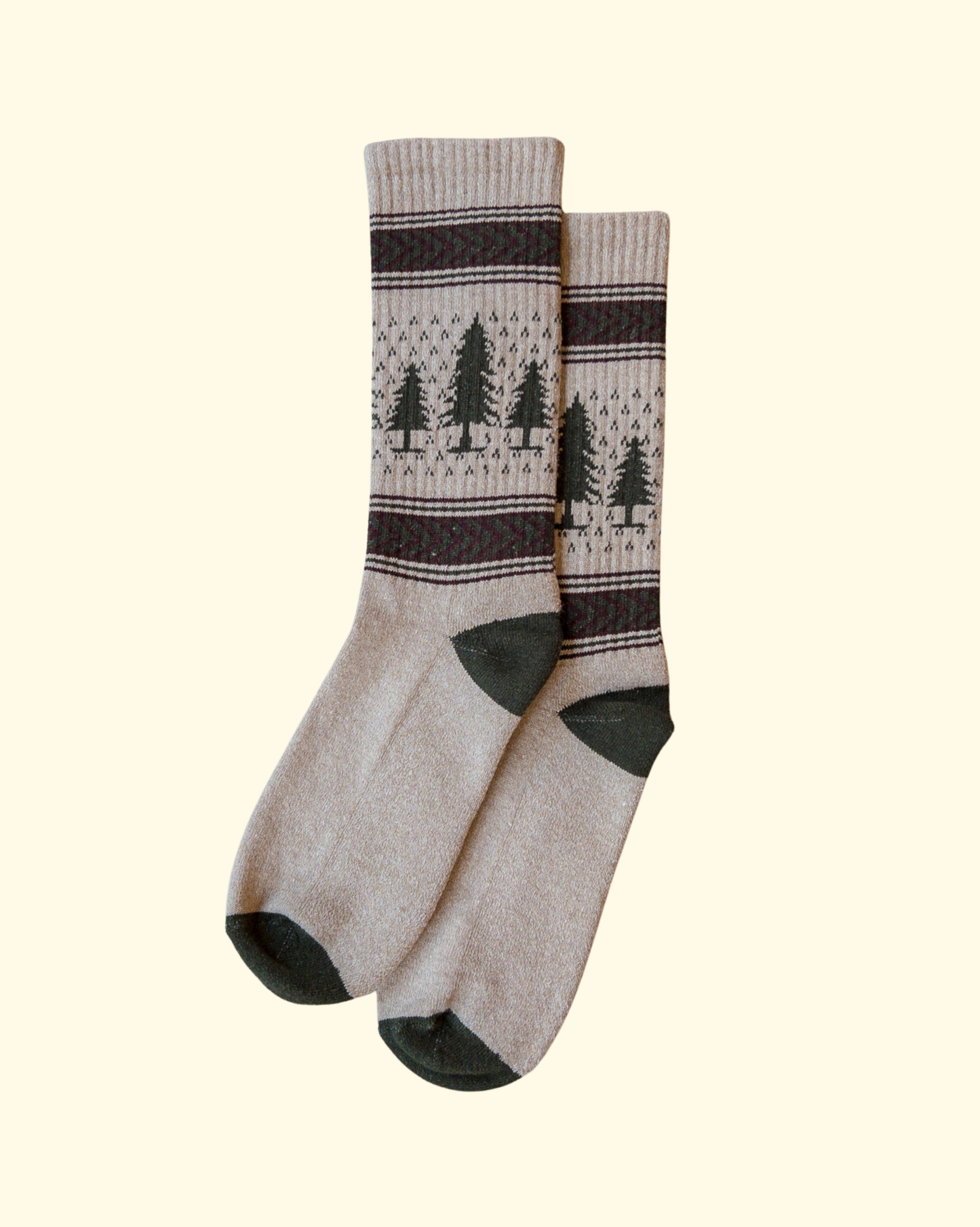 Recycled Camp Sock | Evergreen Pines