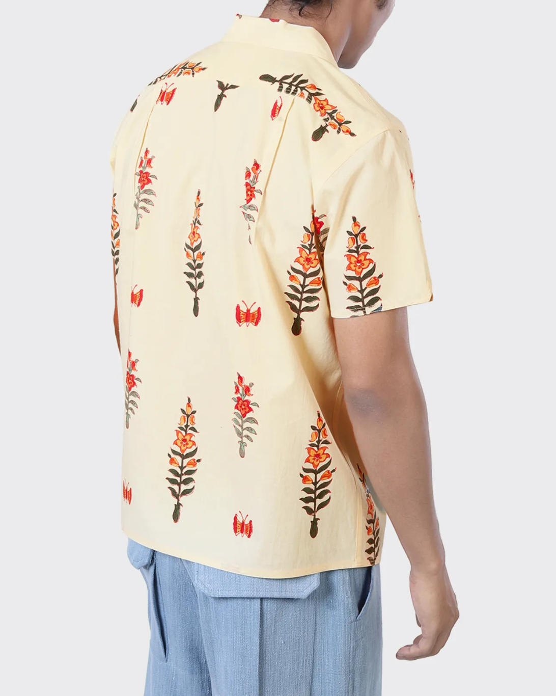 Chintan Block Print Shirt | Yellow