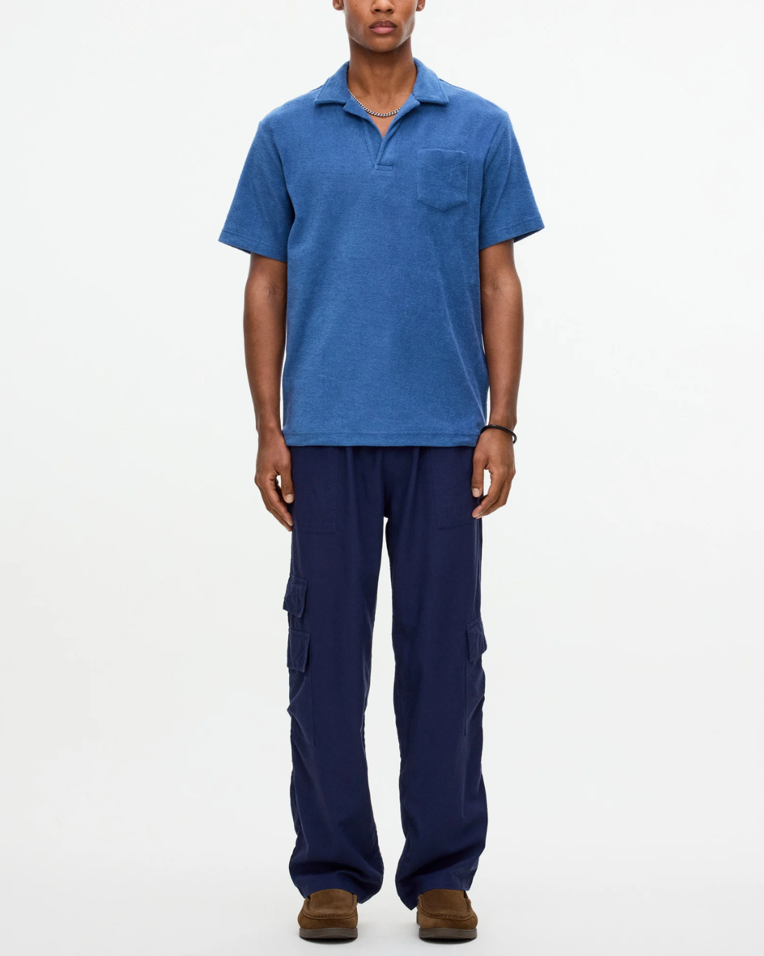 Coronet Polo Terry Shirt | Blue