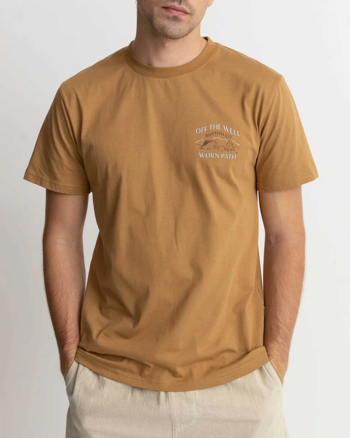 Wilderness SS T-Shirt | Camel