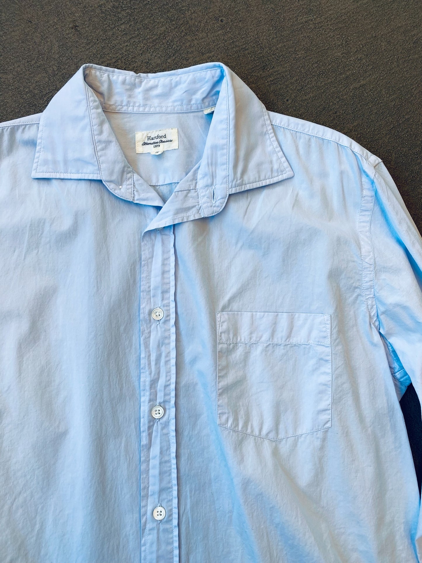 Paul Pat Twill Shirt | Sky