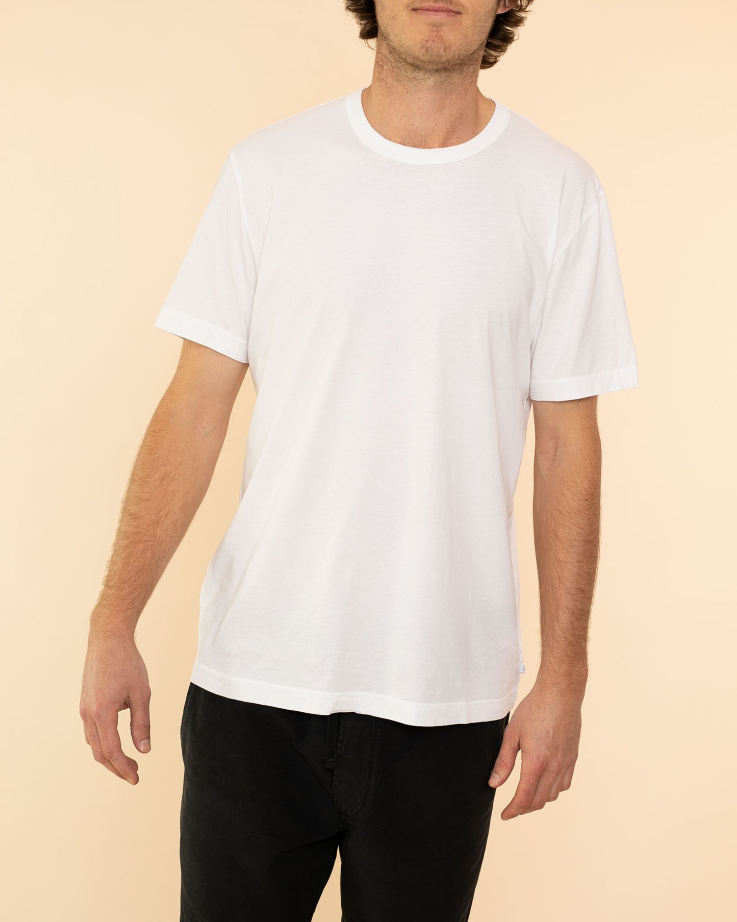 Short Sleeve Crew Neck | White