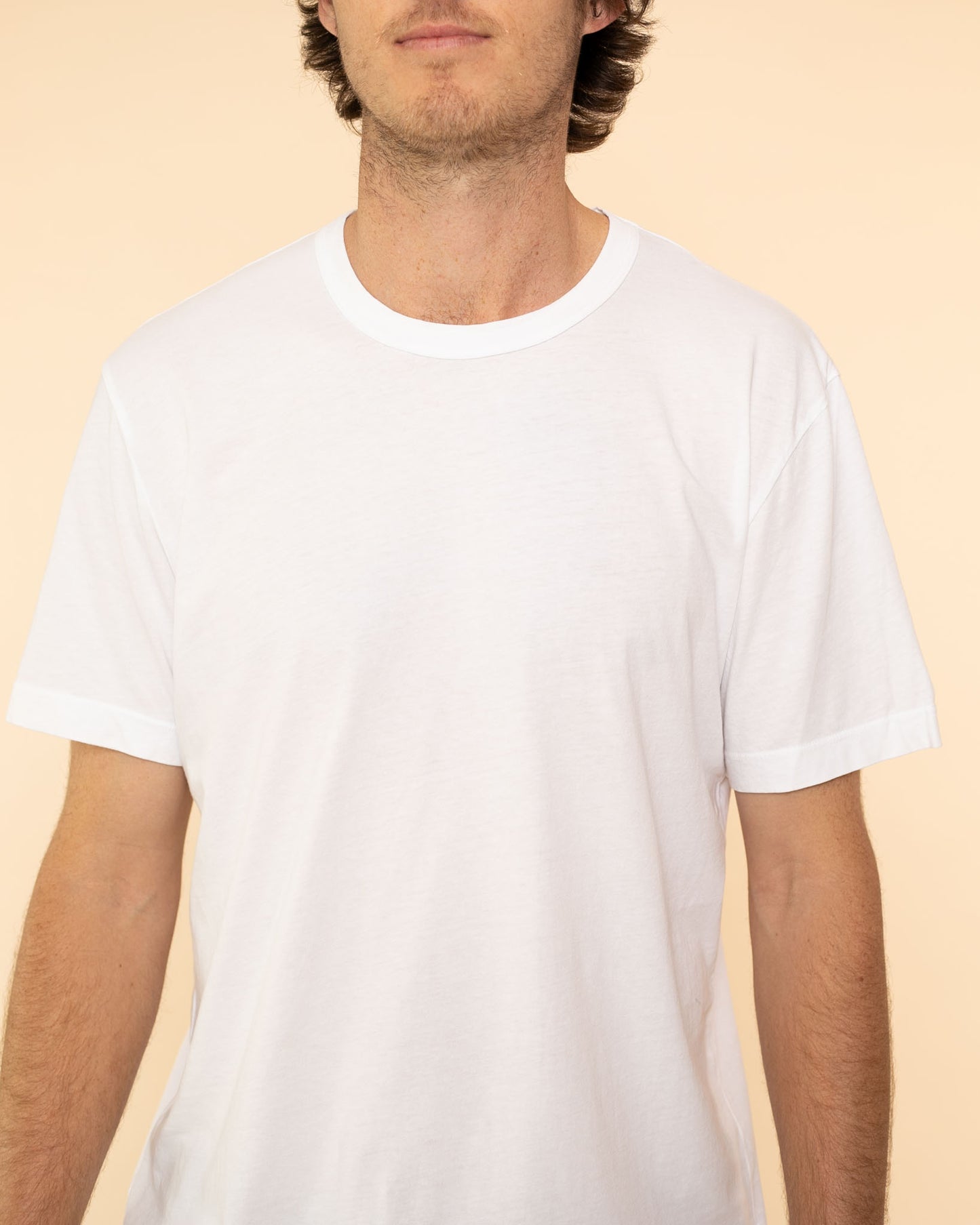 Short Sleeve Crew Neck | White